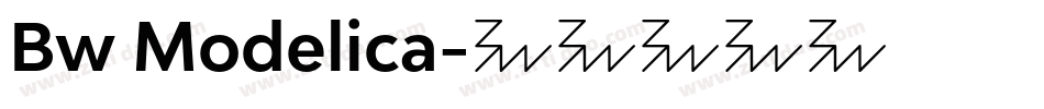 Bw Modelica字体转换